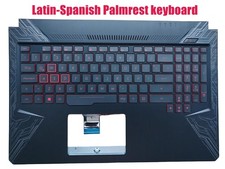 Latin-Spanish Palmrest keyboard for Asus FX504G/FX504GD/FX504GE/FX504GM/FX80G