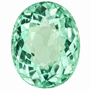 1.26ct Natural Untreated Paraiba Tourmaline Green Blue Oval Cut Loose Gemstone