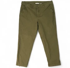 Orvis Pants Ripstop Roll Tab Cuff Green Trail Hiking Camping Outdoor Womens 18