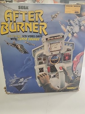 Vintage Tiger Electronics Sega After Burner 1989 LCD Tabletop