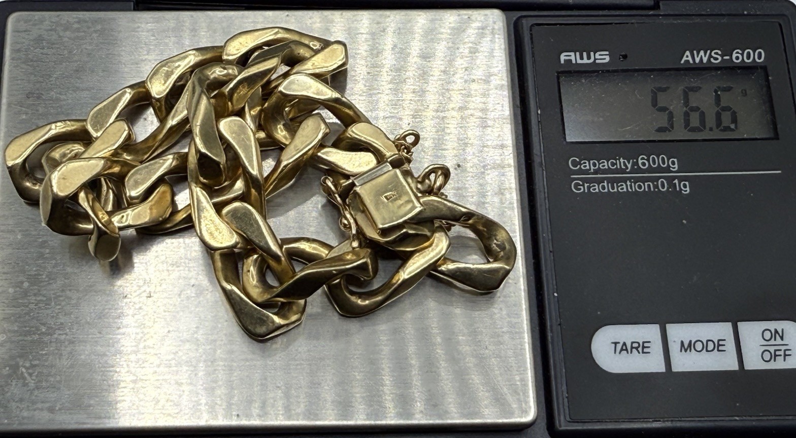 Men’s Solid 14k Gold Bracelet - image 7