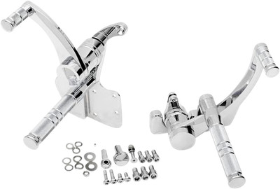 Accutronix FC205-SIC Chrome Diamond Forward Controls 1997-2008 Harley Road King