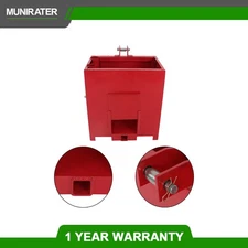 3 Point Category 1 Tractor  Ballast Box  2" Quick Hitch Receiver 800 lbs