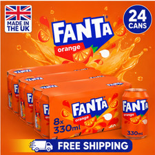 Fanta Orange Multipack 330ml Cans - Pack of 24 Cans (3x8pk)