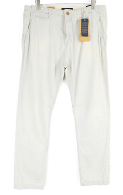 SCOTCH & SODA Freeman Herrenhose W36/L34 Blau Slim Tapered Baumwolle Gestreift