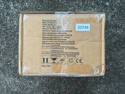 VEVOR SP-CAG-253515 13.78 x 9.84 x 5.90'' ABS Plastic Outdoor Junction Box