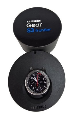 Samsung Gear S3 Frontier SM-R760 space Gray Smartwatch GPS OVP