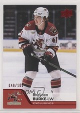 2020-21 Upper Deck AHL Exclusives 49/100 Brayden Burke #96 0gc7