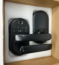 Yamiry YR01 Smart Lever, Fingerprint Keyless Entry Smart Door Lock - Black