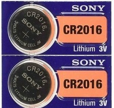 2 SONY CR2016 DL2016 CMOS Lithium 3V Watch Battery Exp 2024 Ships FREE from USA