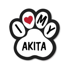 I LOVE MY AKITA CAR VAN LORRY WALL VINYL SELF...