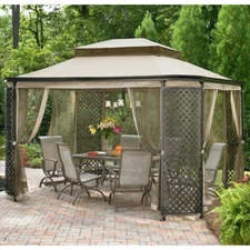 Sunjoy Replacement Canopy Set for L-GZ278PST-1 Lattice Panel Gazebo 110109172