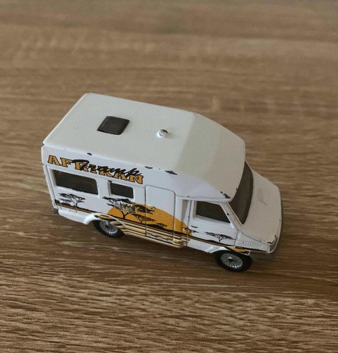 RARE Siku Afrikan African Safari 7ramp Campervan RV Die Cast Car White ...