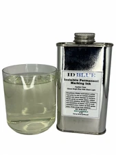 ID INVISIBLE BLUE PERMENANT MARKING INK 8 OZ