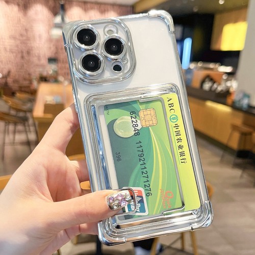Funda tipo billetera con ranura para tarjeta de crédito a prueba de golpes para iPhone 14 15 Pro Max 11 12 13 - Imagen 3 de 11
