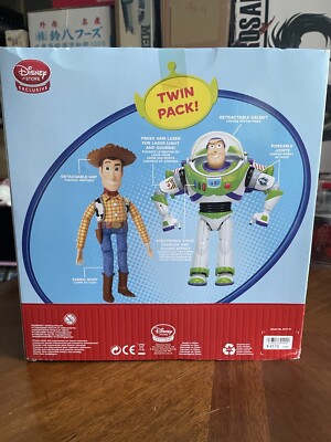 その他 Disney Store Toy Story 3 Buzz & Woody Toy Story 3 Buzz & Woody Talking Figure Disney Store Exclusive In