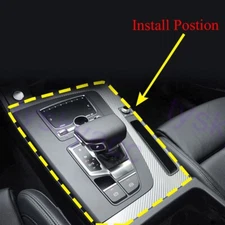 For Audi Q5 SQ5 2018-2020 Accessories Interior Gear Shift Panel Cover Trims LHD
