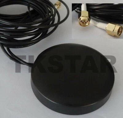 LTE 4G 3G Dach Combo Antenne Außen rund selbstklebend SMA 3m Kabel 2600Mhz - Bild 1 von 4