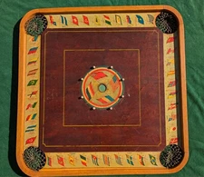 Carrom-Archarena Co. Game Board, circa 1900