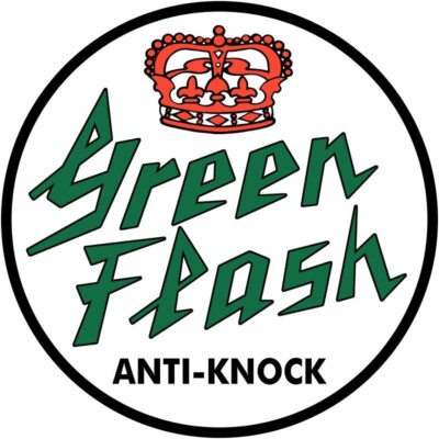 Green Flash Anti-Knock Gasoline NEW Sign: 14" Dia. Steel Round Style | eBay