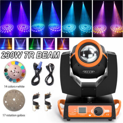 230W 7R Light 16 Prisms Zoom Moving Head Light Beam Sharpy DMX Party Stage Light
