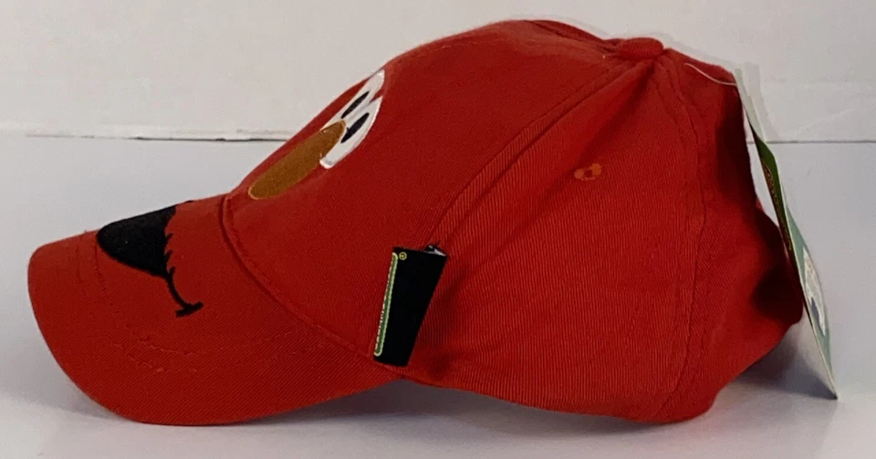 Детская бейсбольная кепка Sesame Street Elmo с регулируемым ремешком и красной вышивкой молодежная - Изображение 4 из 4