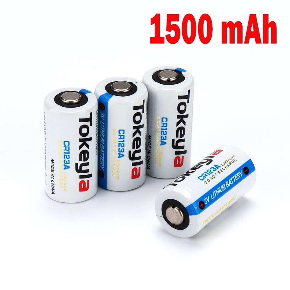 Lot CR123A Non Rechargeable Liion Lithium Battery 1500mAh 3.0V CR123A