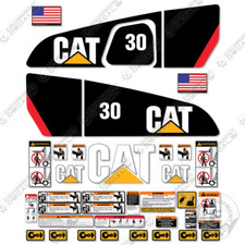 Fits Caterpillar DP30N Decal Kit Forklift - 7 YEAR OUTDOOR 3M VINYL!