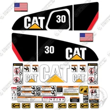 Fits Caterpillar DP30N Decal Kit Forklift - 7 YEAR OUTDOOR 3M VINYL!