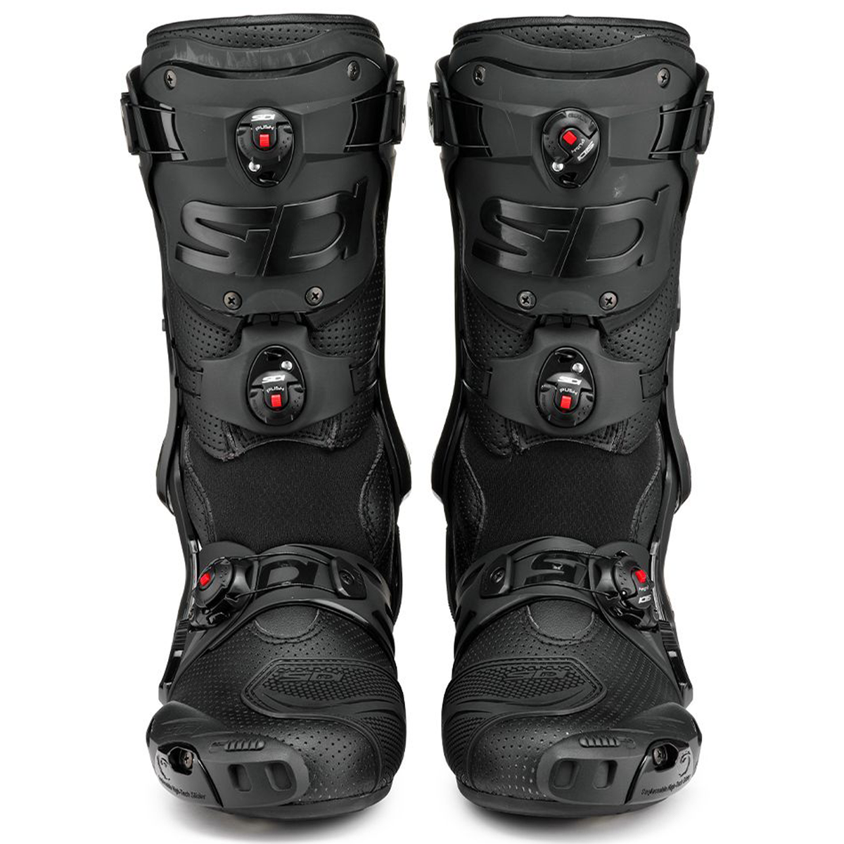 Sidi Rex Air Motorcycle Motorbike Boots- Black/Black (2024) (CE