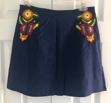 NWT SADIE SAGE Embroidered Mini Skirt - Size Small 2/4 - ADORABLE