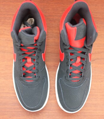 Nike Court Borough Mid \'Black Action Red\' Size 10 SKU: 838938 061 Men Shoes Nike Court Borough Mid Black Action Red for Sale  main image 3