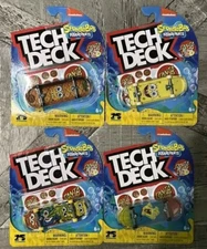 NEW 2024 Tech Deck Santa Cruz Spongebob SquarePants Nickelodeon Set Of 4