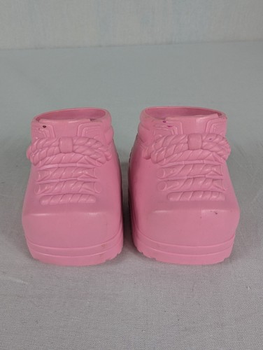 Cabbage Patch Kid Pink Chunky Hiking Boots Sneakers Shoes CPK Doll 2004 Vtg Y2K