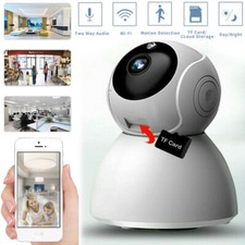 Panoramic WiFi IP Camera 1080P Baby/Pet Monitor Security Cam CCTV Night Vision