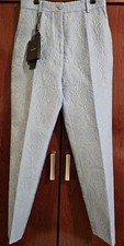 Dolce & Gabbana Tailored Floral Quilted Jacquard Pants