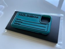 Custodia verde silicone originale iPhone 11 pro D&G DOLCE & GABANNA