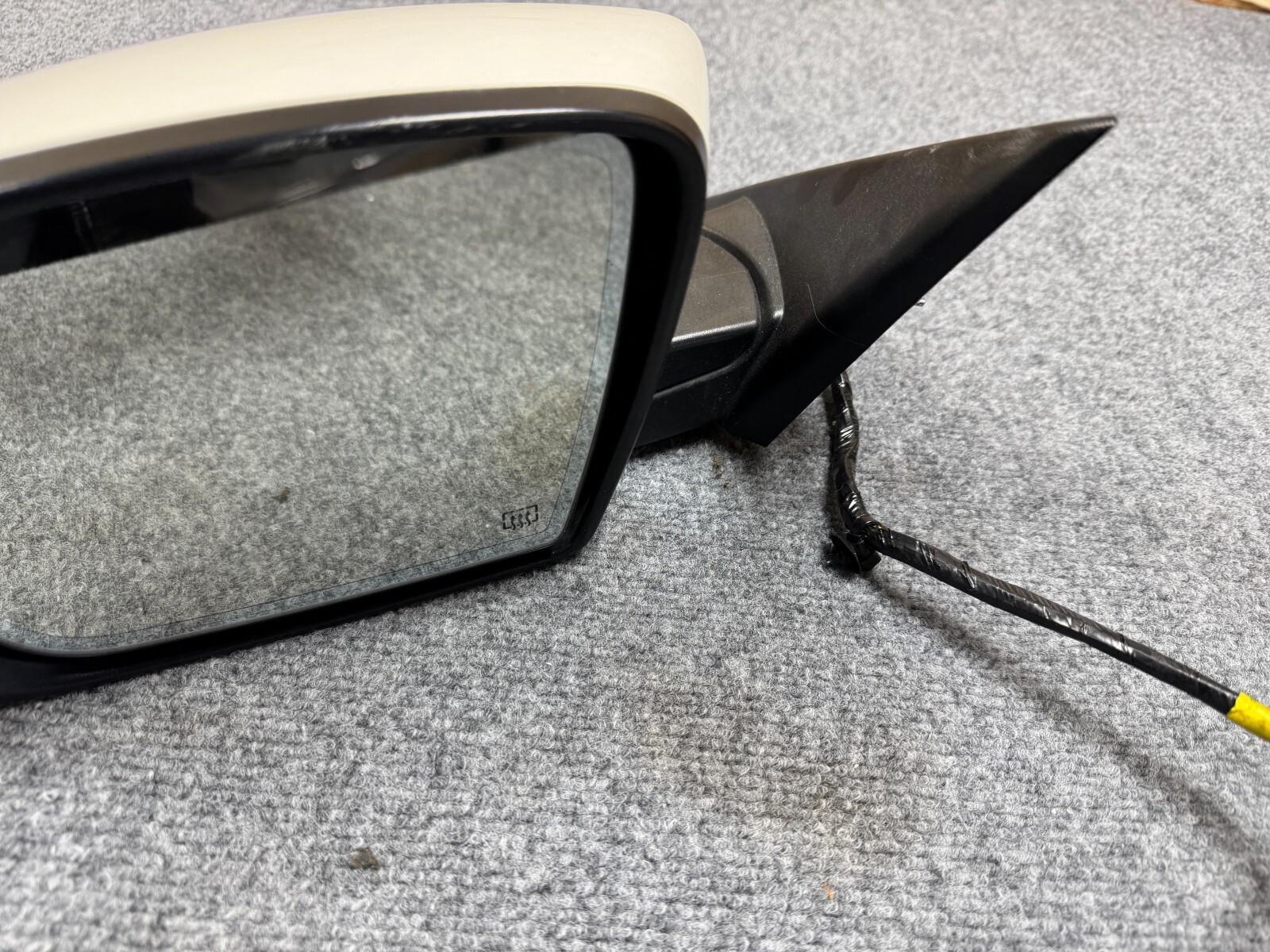 MASERATI GHIBLI M157 14-17 OEM LEFT DRIVER DOOR EXTERIOR HEATED MIRROR WHITE 60K