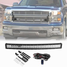 180w 32 Led Light Bar Grille Mounting Kit For Chevy Silverado 1500 2014-2018 180w 32 Led Light Bar Grille Mounting Kit For Chevy Silverado 1500 2014-2018