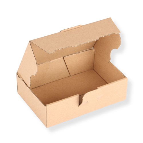 500 St. Maxibriefkarton-& Warenpost Karton braun 160x110x50 mm DINA6 Faltkarton - Bild 4 von 4