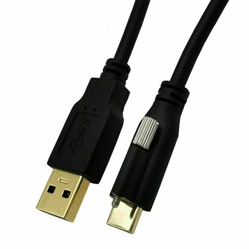 USB 3.0 to USB 3.1 Type-C Panel Mount Single Screw Data Charging Cable 30cm - Picture 2 of 4
