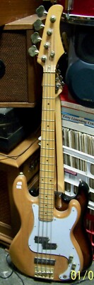 1980's Unbranded PJ Electric Bass Guitar