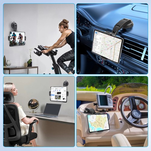 Car Phone Tablet Holder Suction Cup Windshield Dashboard Mount for iPhone iPad - Picture 7 of 7