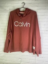 Calvin Klein Performance Logo Long Sleeve Pullover Hoodie Womens Plus Size 2X