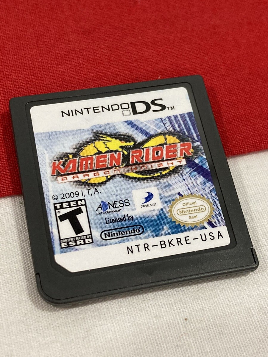 RARE NINTENDO DS KAMEN RIDER DRAGON KNIGHT Game Cartridge