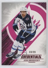 2024-25 Upper Deck Credentials Pink 69/99 Josh Morrissey #66 1g0e
