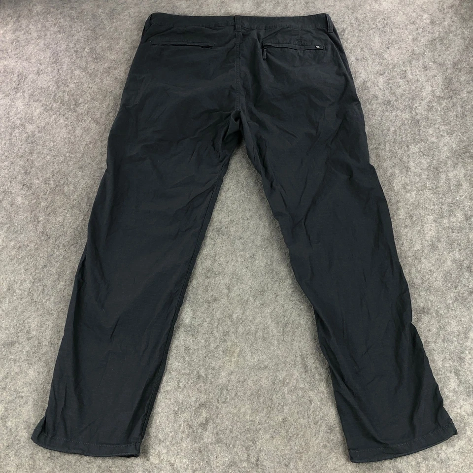 Pantalones de senderismo Mountain Hardwear para hombre 36x32 grises rectos ligeros al aire libre Foto 2 de 4