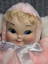 Vintage Mary Meyer Plush Doll Rubber Face 14 Inch Stuffed Animal VTG Tag