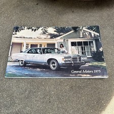 Vintage 1975 General Motors Full Line Car Sales Brochure Booklet