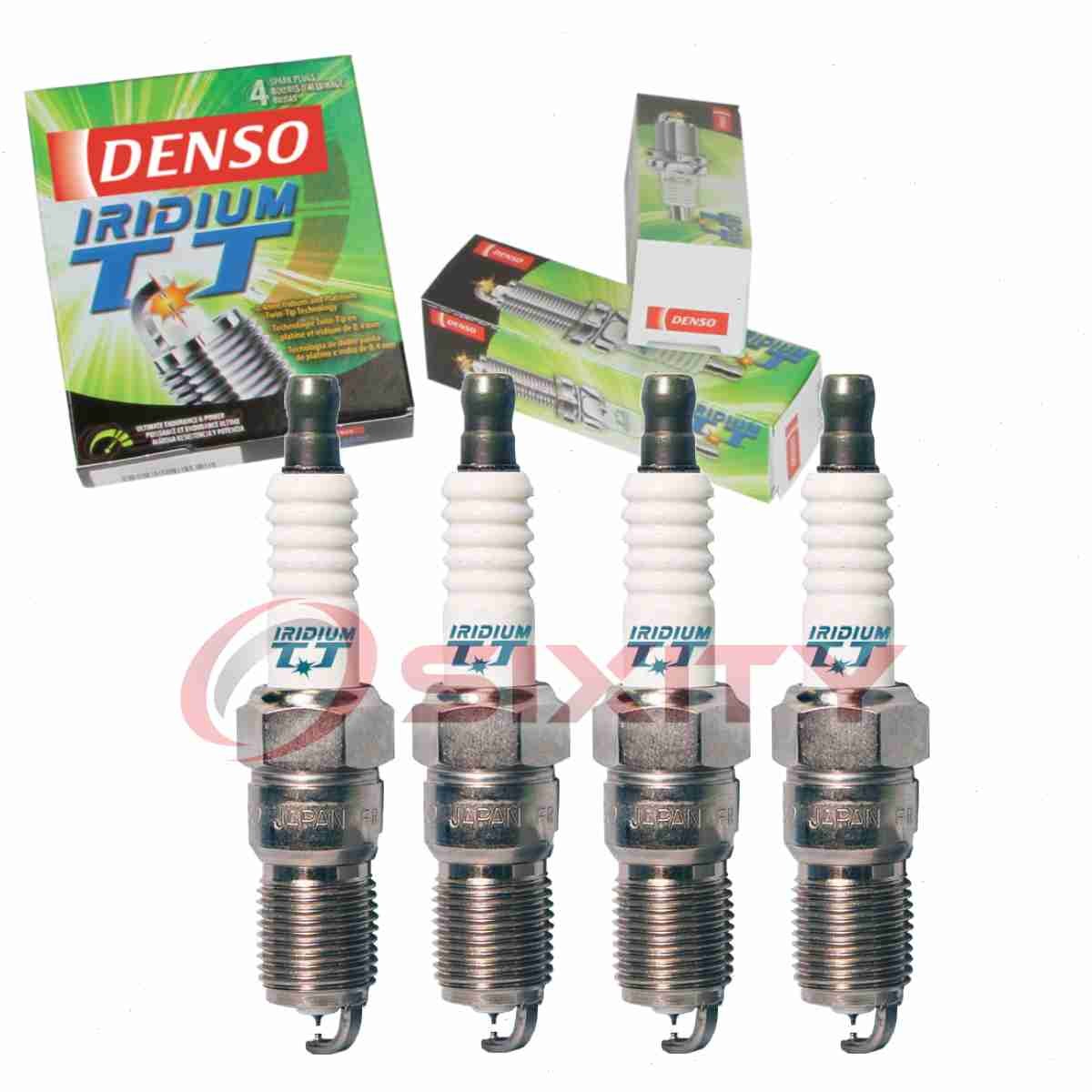 4 pc Denso Iridium TT Spark Plugs for 1996-2001 Pontiac Grand Am 2.4L L4 sr